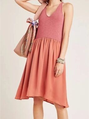 Anthropologie Dolan Fabiana Two Tone Dress